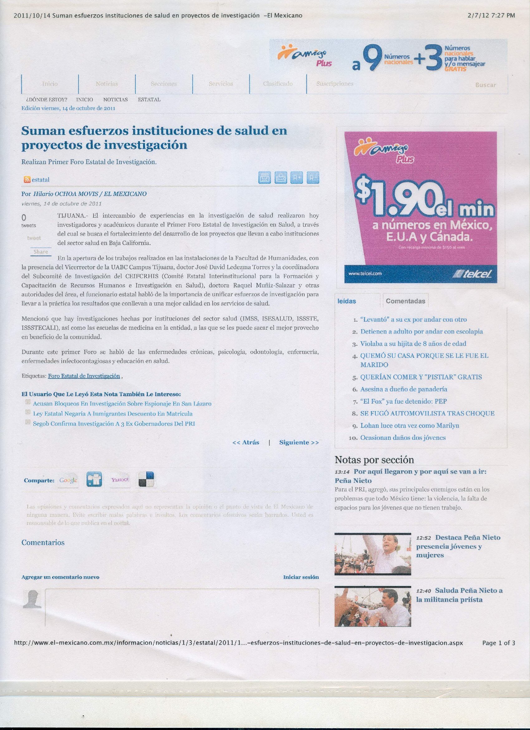 2011_10_14_Suman esfuerzos instituciones de salud